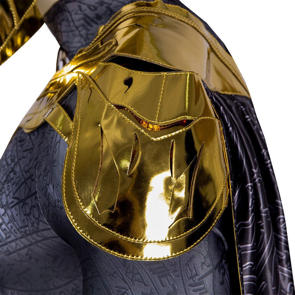 Black Adam Doctor Fate Cosplay Bodysuit Cloak Costume Outfits Men Halloween Suit 07FC0E-D4 - KOEEK