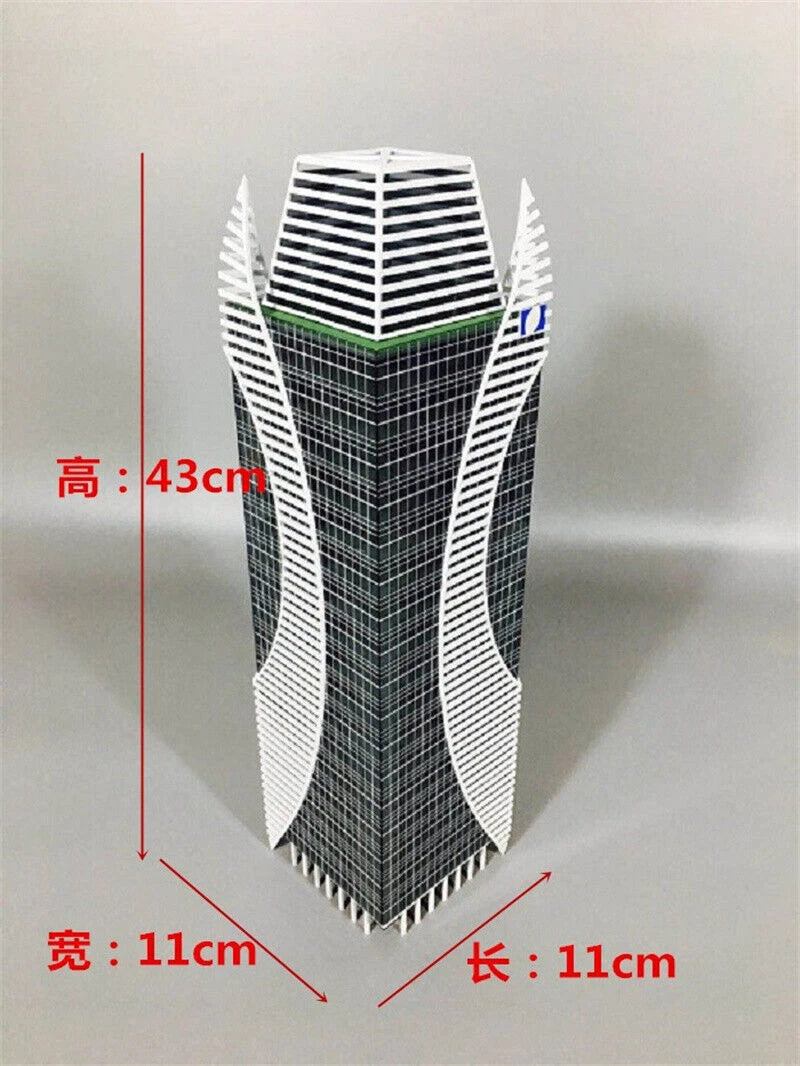 1/150 N Scale Modern Business Information Architecture Building Model Assembled 07FC0E-D4 - KOEEK