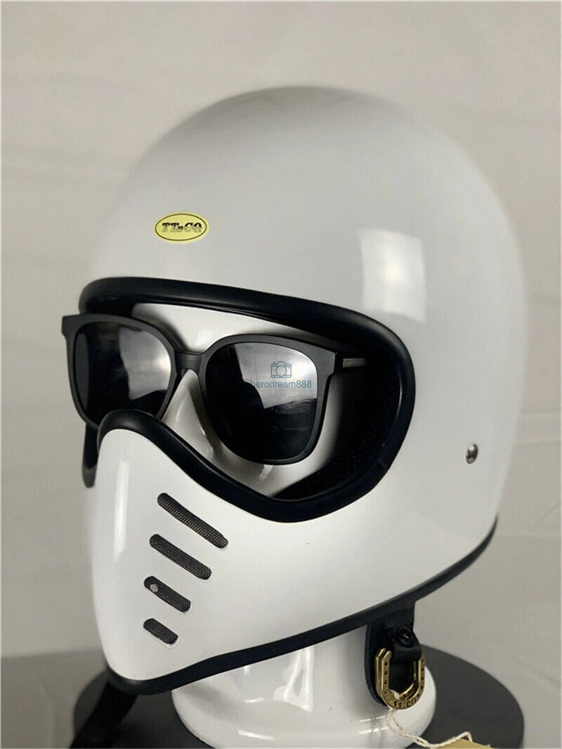Japan TT&CO Full Face Rider Motorcycle Helmet Retro Small Motorbike Helmet TT&CO - KOEEK
