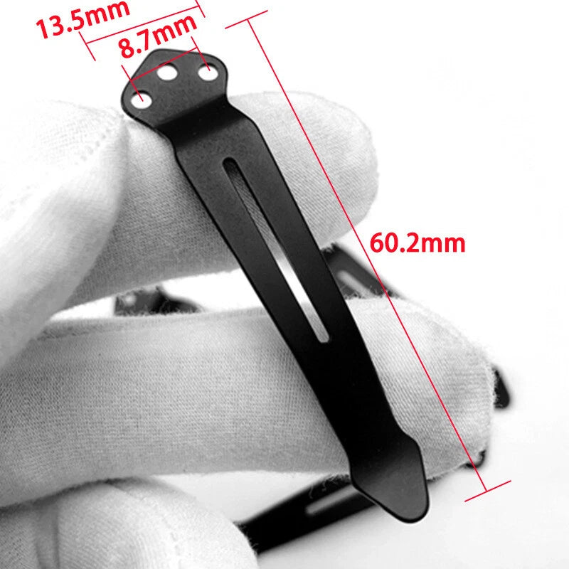 Titanium Deep Carry Pocket Clip for Benchmade 940 943 941 580&581 Folding Knifes 07FC0E-D4 - KOEEK
