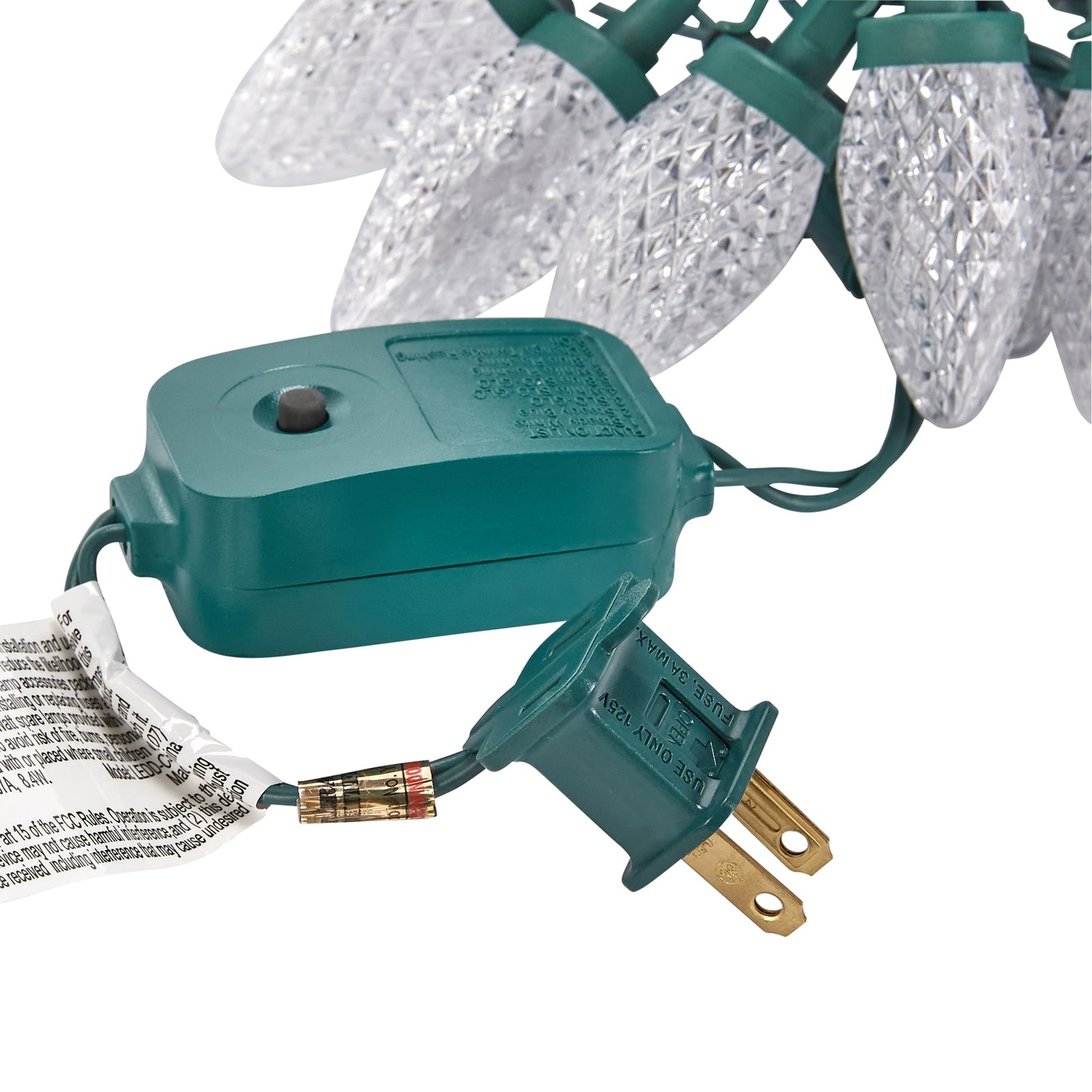 ! GE Color Choice 50 LED Dual Color Faceted C9 Lights - 8 effects - FREE SHIP GE - KOEEK