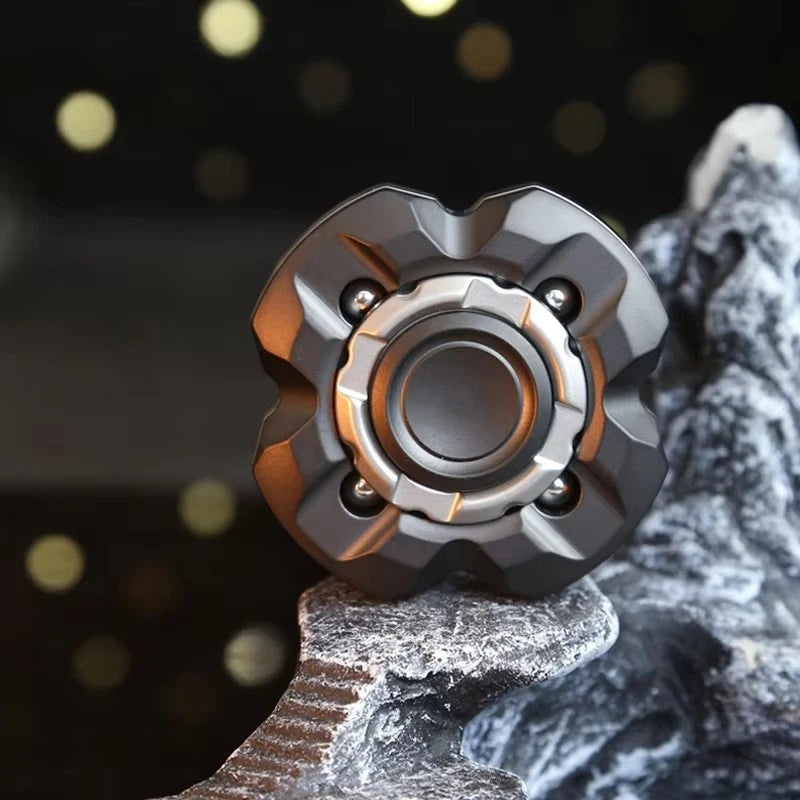Mini Exquisite Stainless Steel Hand Spinner Stylish Unique EDC Fidget Toys 07FC0E-D4 - KOEEK