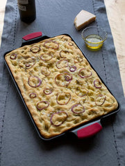 15.5 “x10.5” Cast Iron Baking Pan, Black