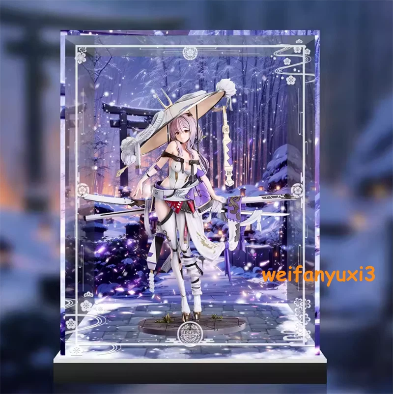 Display Case 2 Lights Fit GSC Goddess of Victory: Nikke Scarlet 1/7 Figure 07FC0E-D4 - KOEEK