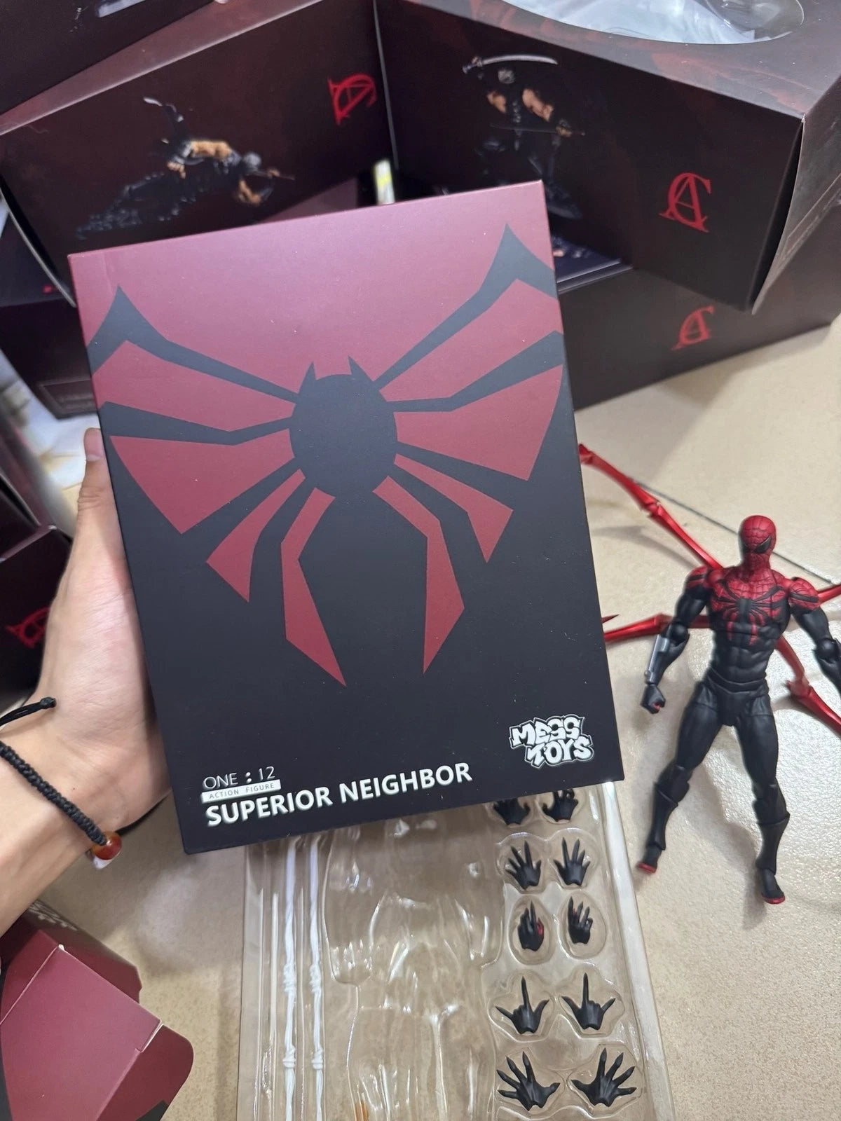 Mess Toys Superior Neighbor Spiderman Octopus Spider 1/12 Action Figure US STOCK MESS_TOYS - KOEEK