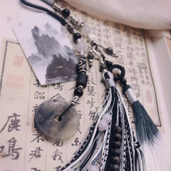 Tibetan Tassel Hanging Pendant Woven Car Decoration 07FC0E-D4 - KOEEK