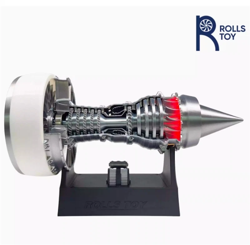 Trent 900 Engine Turbofan Blades Silver White Aircraft Engine Electric Model 07FC0E-D4 - KOEEK