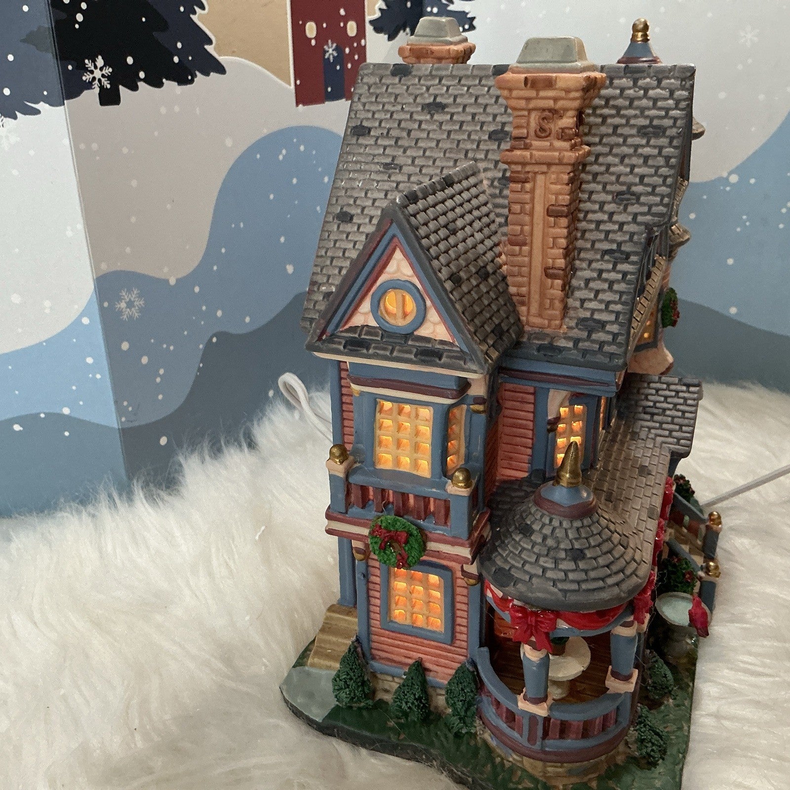 LEMAX Carole Towne Collection 2006 ELLSWORTH MANOR w/ LIGHT IN  BOX LEMAX - KOEEK