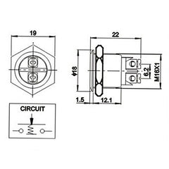 new Stainless Steel Durable Automatic Resilience Car Switch Reset Round Round Motors koeek - KOEEK