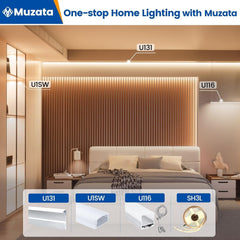 new Muzata 20Pack 3.3FT/1M LED Channel Aluminum U Shape Silver 20Pack, MUZATA - KOEEK