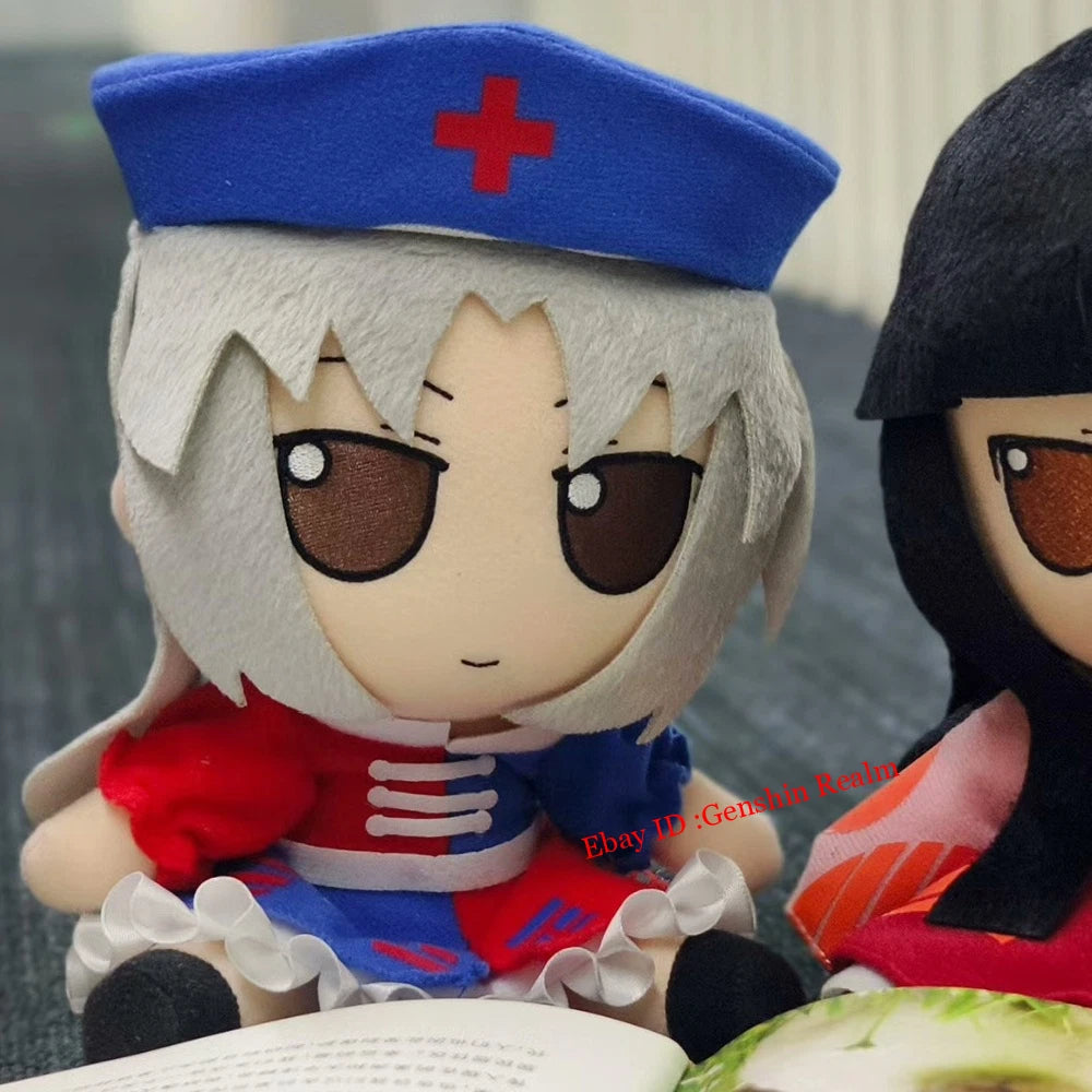 Anime Touhou Project Fumo Series Yagokoro Eirin Plush Doll Cartoon Gift 20cm 07FC0E-D4 - KOEEK