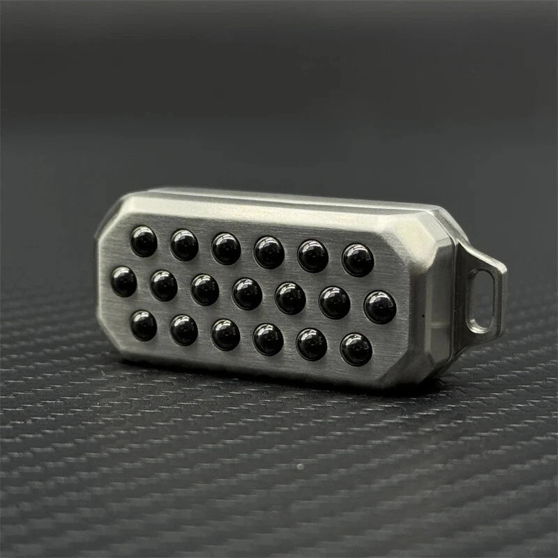 Bubble Push Fidget Slider EDC Stainless Steel Haptic Stress Relief Toys 07FC0E-D4 - KOEEK
