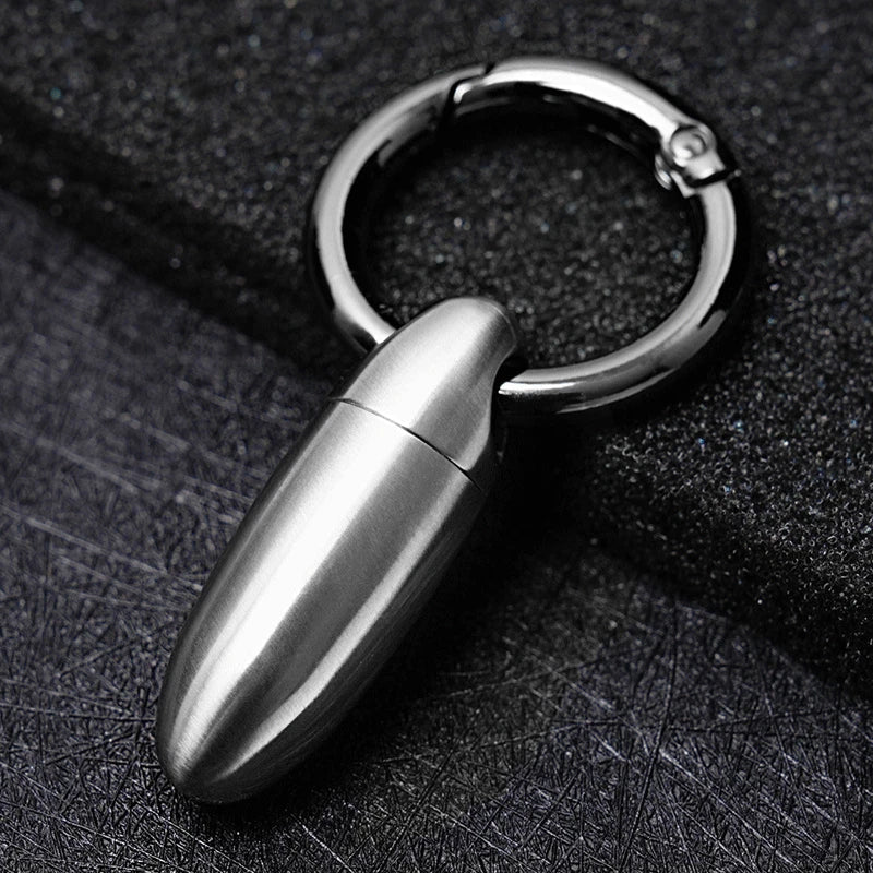 EDC Titanium Alloy Waterproof Pill Storage Box Outdoor Travel Survival Container 07FC0E-D4 - KOEEK