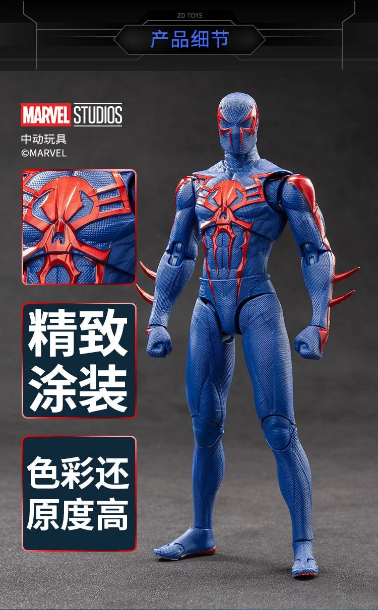 ZD Toys Marvel's Spider-Man 2099 Black Suit 7" Articulated Action Figure 07FC0E-D4 - KOEEK