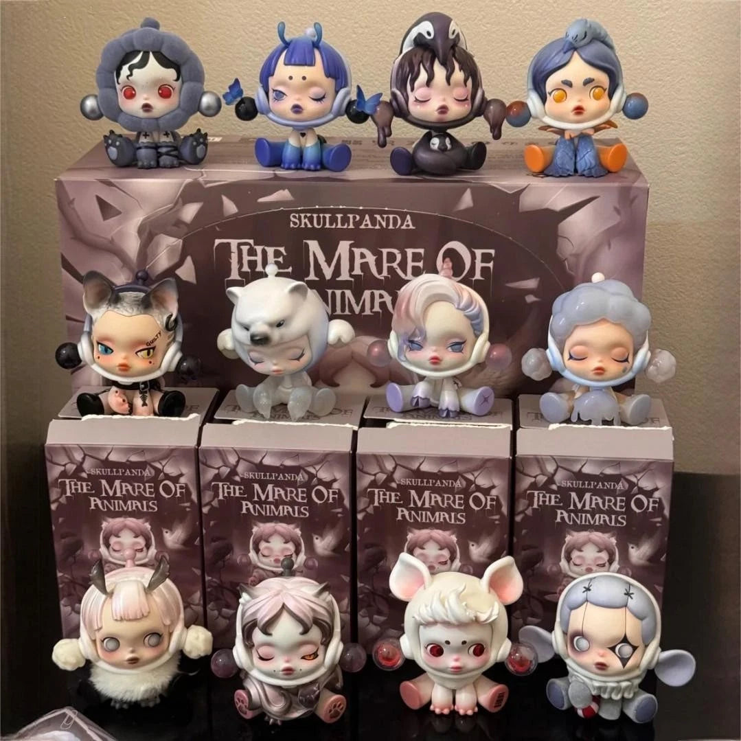 Skullpanda The Mare of Animals Series Confirmed Blind Box Figure Toys Xmas Gift SKULLPANDA - KOEEK