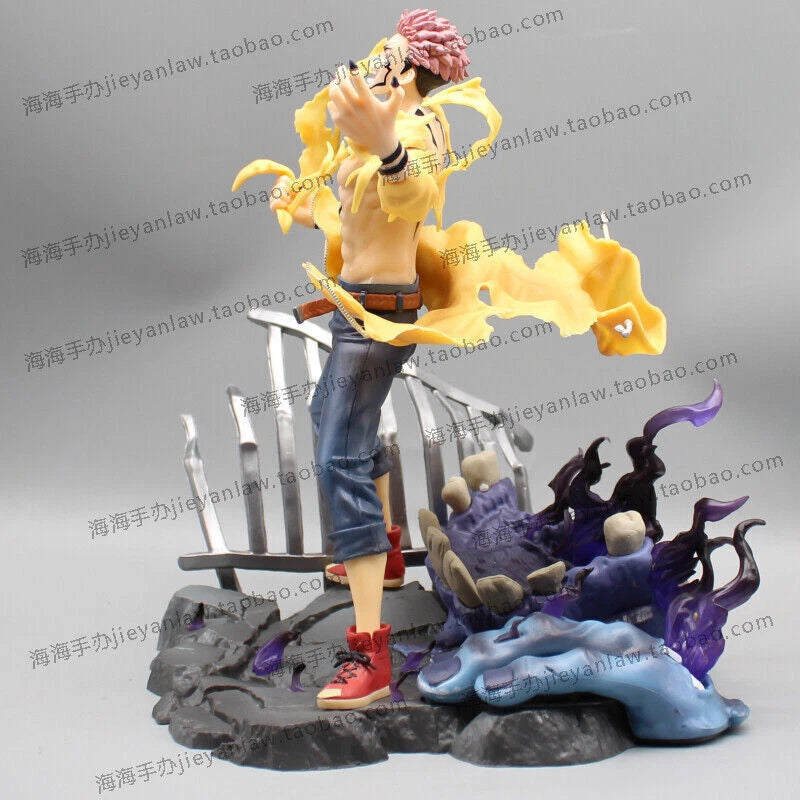 Jujutsu Kaisen Ryomen Sukuna Itadori Yuji 25cmStatue Model PVC Figure Action 07FC0E-D4 - KOEEK