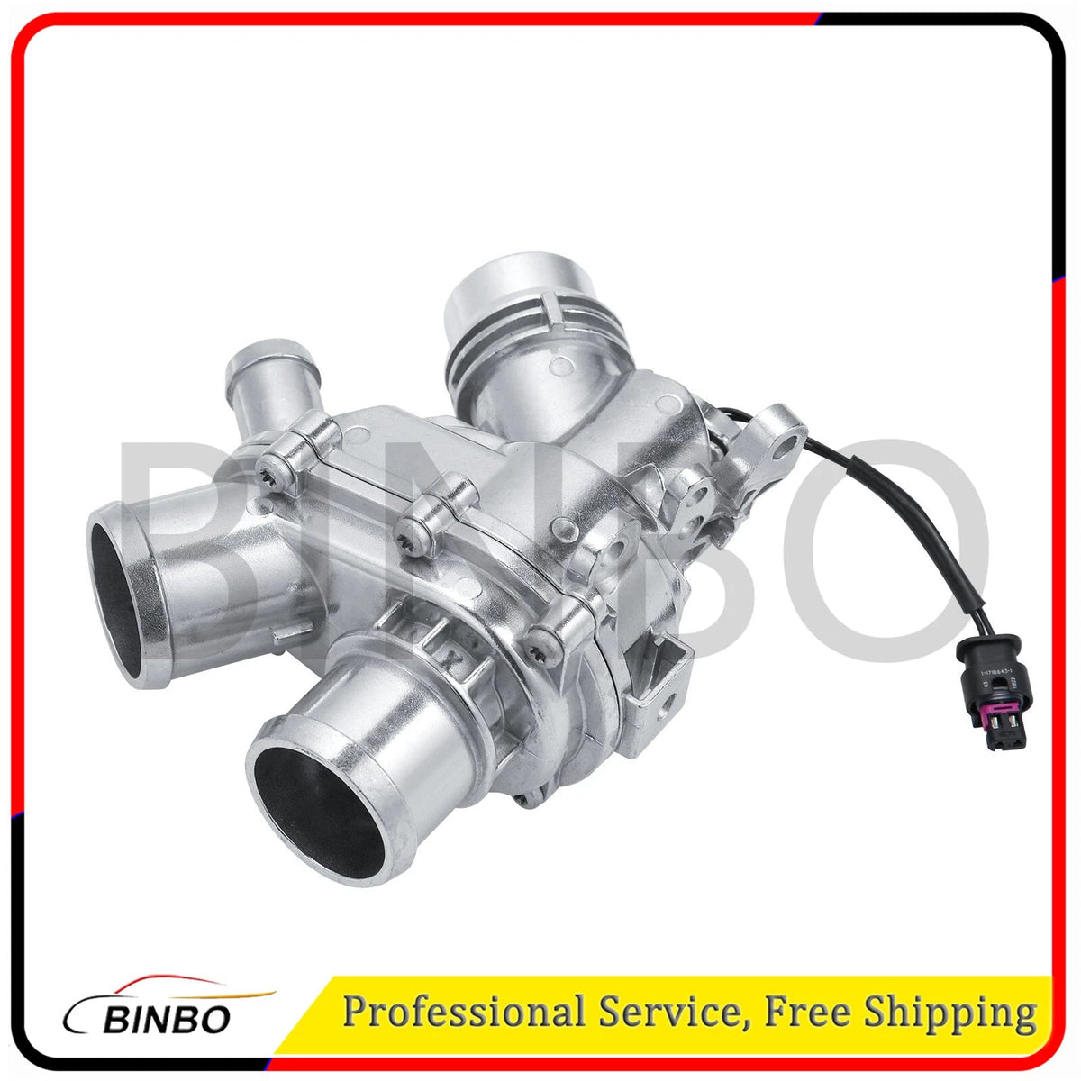 Upgraded Aluminium Thermostat Housing for Land Rover Range Rover 3.0L LR117568 07FC0E-D4 - KOEEK