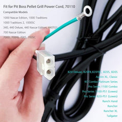 new SUNKISTCOOK 6ft Barbecue Grill Power Cord Kit Replacement Part Compatible... 07FC0E-D4 - KOEEK