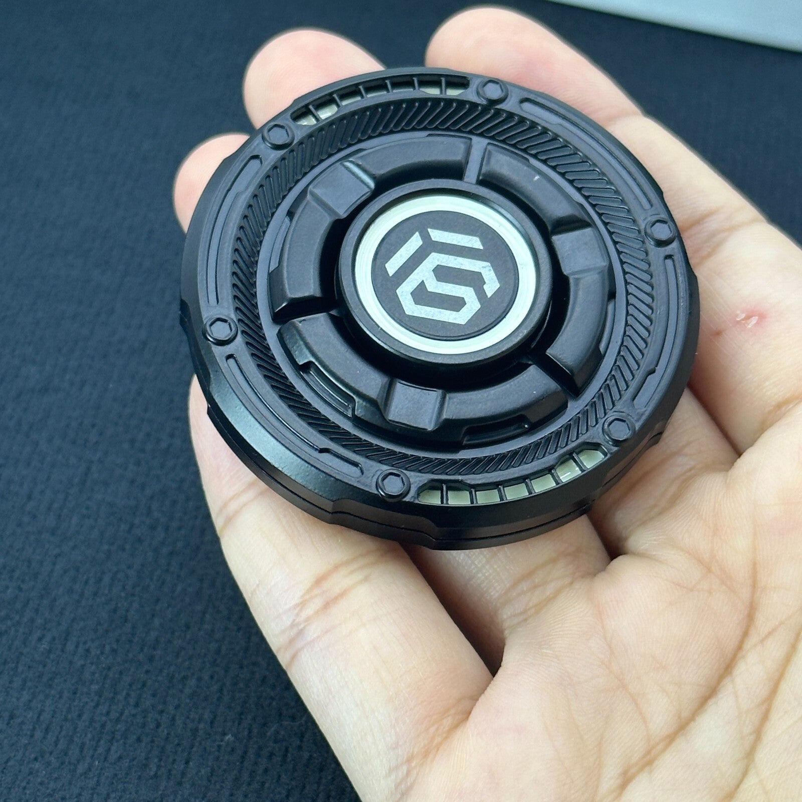 Fidget Spinner Traveler Edc Luminous Fidget Slider ADHD Gyro Toys Adult Gift 07FC0E-D4 - KOEEK