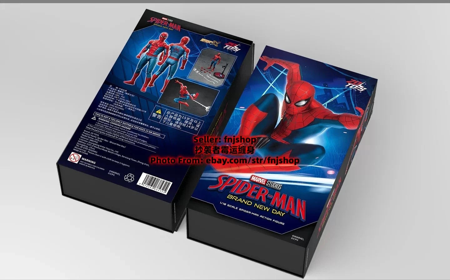 Hot- ZD Toys Spider-Man   Day 1/10 Collectible Action Figure IN STOCK ZD_TOYS - KOEEK