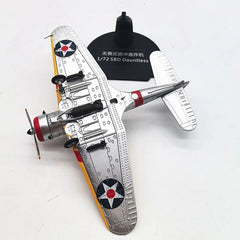 1:72 Scale Douglas SBD Dauntless, Yellow Trainer Finish, Die-Cast Display Model 07FC0E-D4 - KOEEK