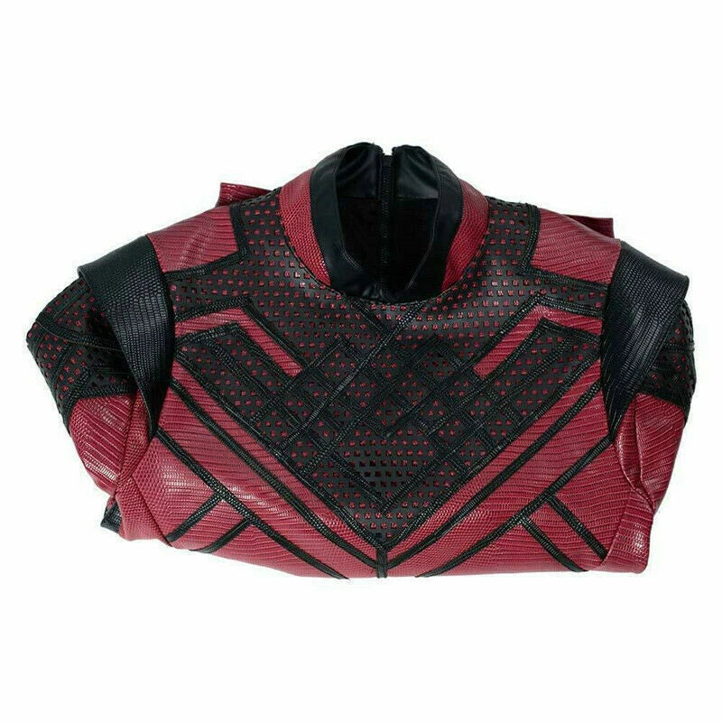 Shang-Chi and the Legend of the Ten Rings PU Leather Cosplay Costume Jacket Coat 07FC0E-D4 - KOEEK