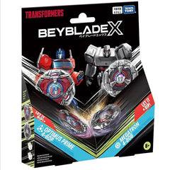 TAKARA TOMY Optimus Prime 4-60P vs Megatron 4-80B Beyblade X Transformers 2 Pack TAKARA - KOEEK