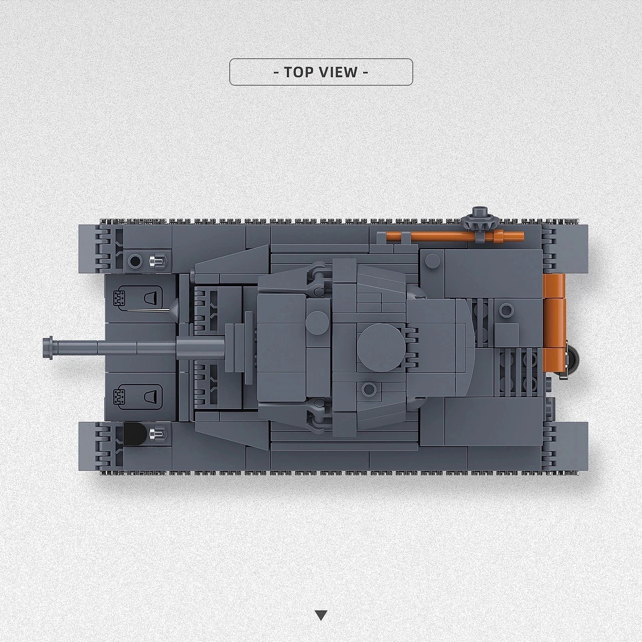 1:35 German Panzer IV Tank WWII Military Vehicle Building Blocks Toy With BOX 07FC0E-D4 - KOEEK