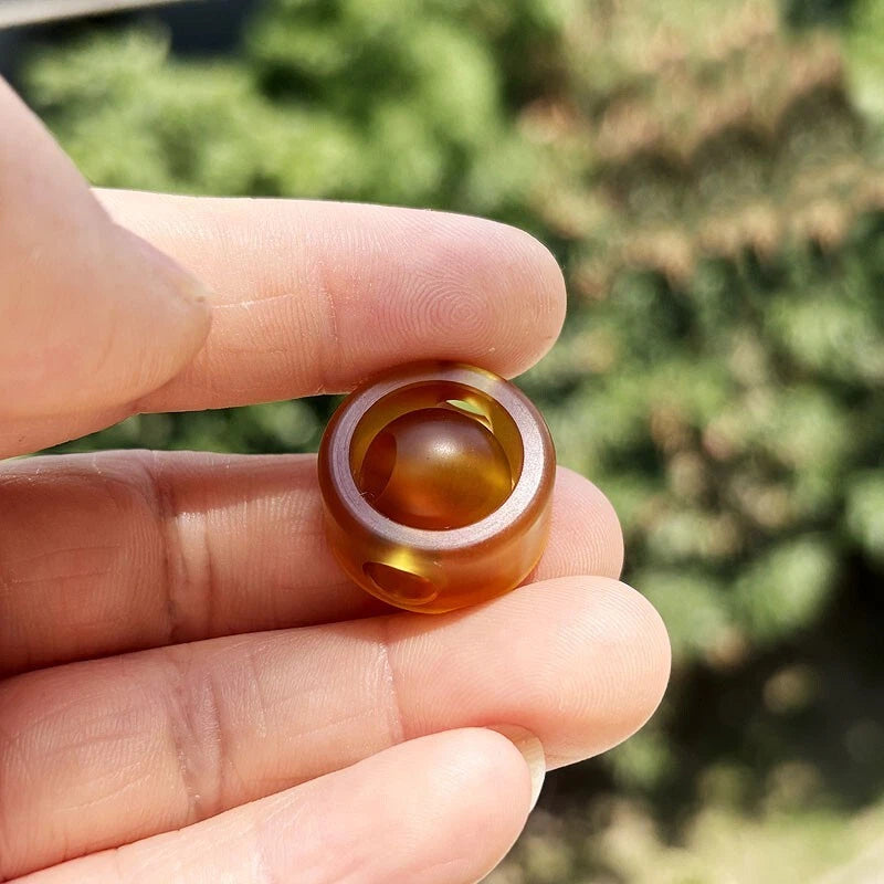 Ultem PEI Planet Star Ring Set Knife Bead Keychain Pendant Lanyard DIY EDC Tool 07FC0E-D4 - KOEEK