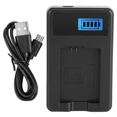 new Black Battery Charger NPFW50 With LED Indicator For koeek - KOEEK