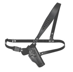 Outdoor Tactical Holster Cowhide Chest Bag for Glock Fast Pull Out Competition 07FC0E-D4 - KOEEK