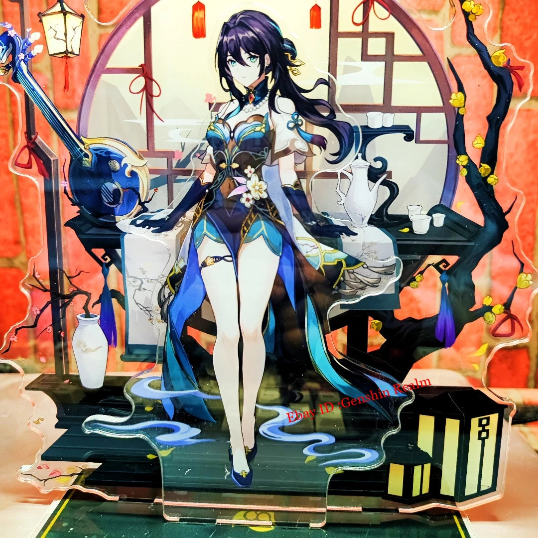 Anime Honkai: Star Rail Ruan Mei Acrylic Desktop Stand Figure Collection Decor 07FC0E-D4 - KOEEK