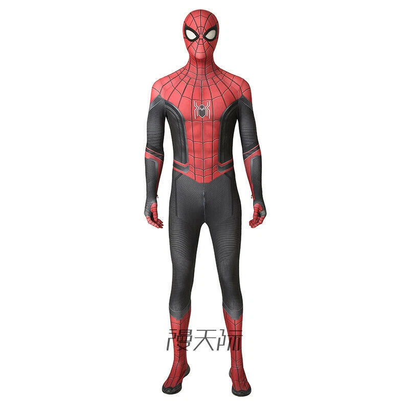 Spider-Man Far From Home Peter Benjamin Parker Cosplay Costume Suit Halloween 07FC0E-D4 - KOEEK