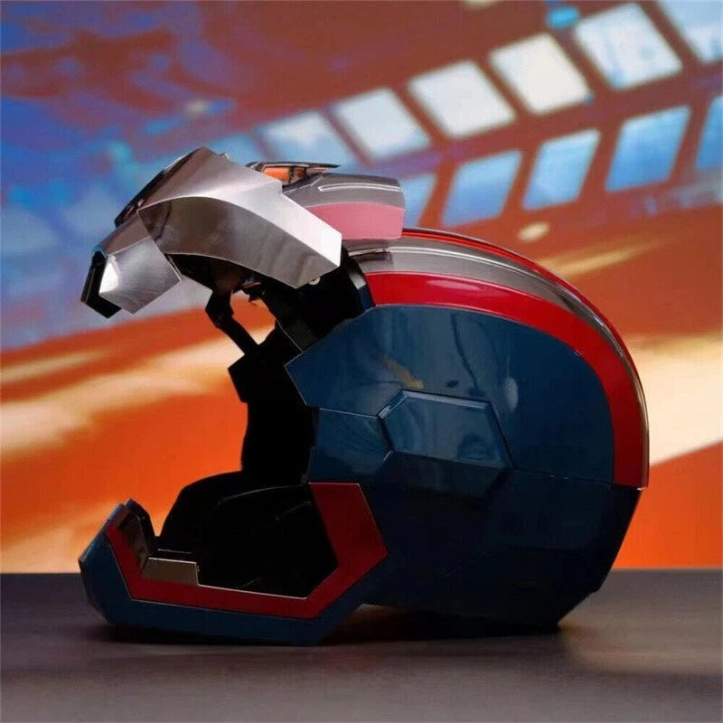 Iron Man Iron Patriot Helmet Electric Voice-control Mask Wearable Cosplay Props 07FC0E-D4 - KOEEK
