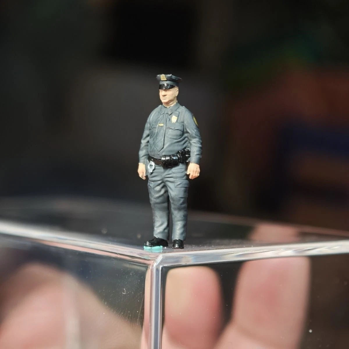 1:64 US Police II Resin Figure painted DIY Hand Paint Static Model 2.8cm 07FC0E-D4 - KOEEK