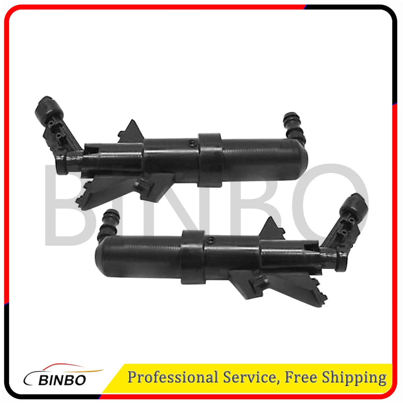 2pcs Headlight Washer Spray Nozzle Black Fits AUDI TT TTS  Left + Right 07FC0E-D4 - KOEEK