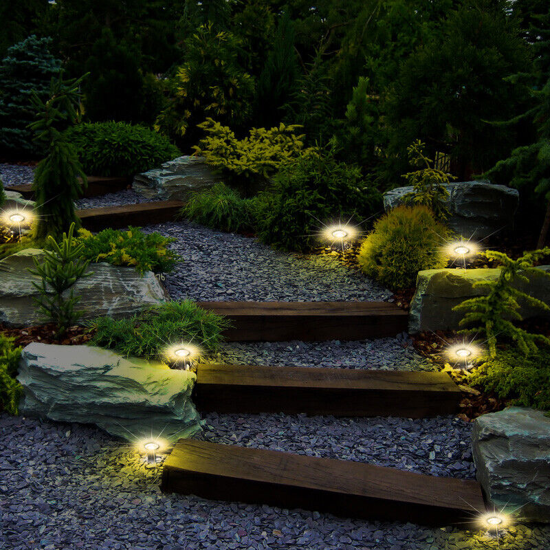 nye Luces LED Solares De Patio Lamparas Solares Patio Luz Solar Para Jardin 10 Luces