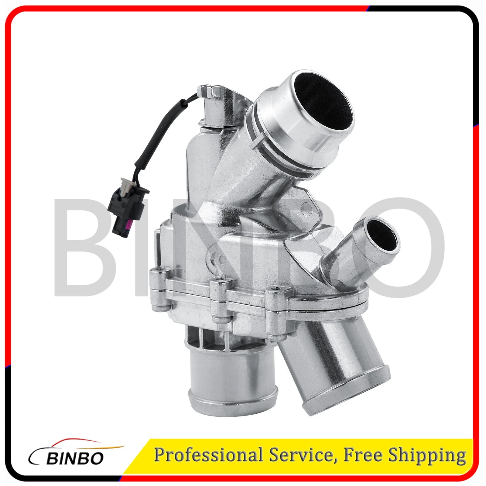 Upgraded Aluminium Thermostat Housing for Land Rover Range Rover 3.0L LR117568 07FC0E-D4 - KOEEK