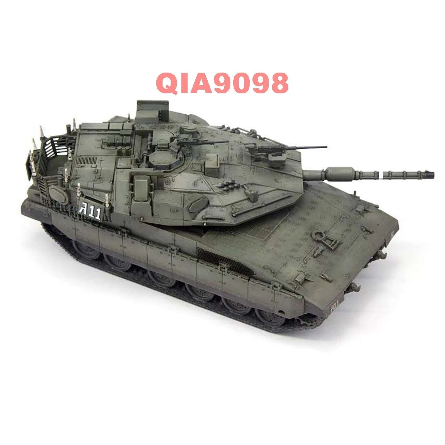 1:72 Scale Israeli Merkava 4M Main Battle Tank Painted Plastic Model 07FC0E-D4 - KOEEK