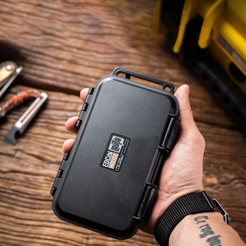 LAUTIE Portable Storage Box Waterproof  ABS Shockproof Slider Container EDC 07FC0E-D4 - KOEEK