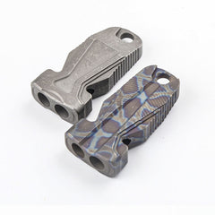 Titanium Alloy Twin Tubes Safety Whistle SOS High Frequency outdoor Survival EDC 07FC0E-D4 - KOEEK