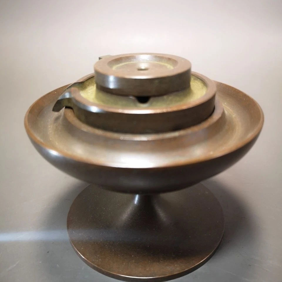 Pure Copper Incense Burner Indoor Backflow Incense Holder Zen Tea Art Decor 07FC0E-D4 - KOEEK