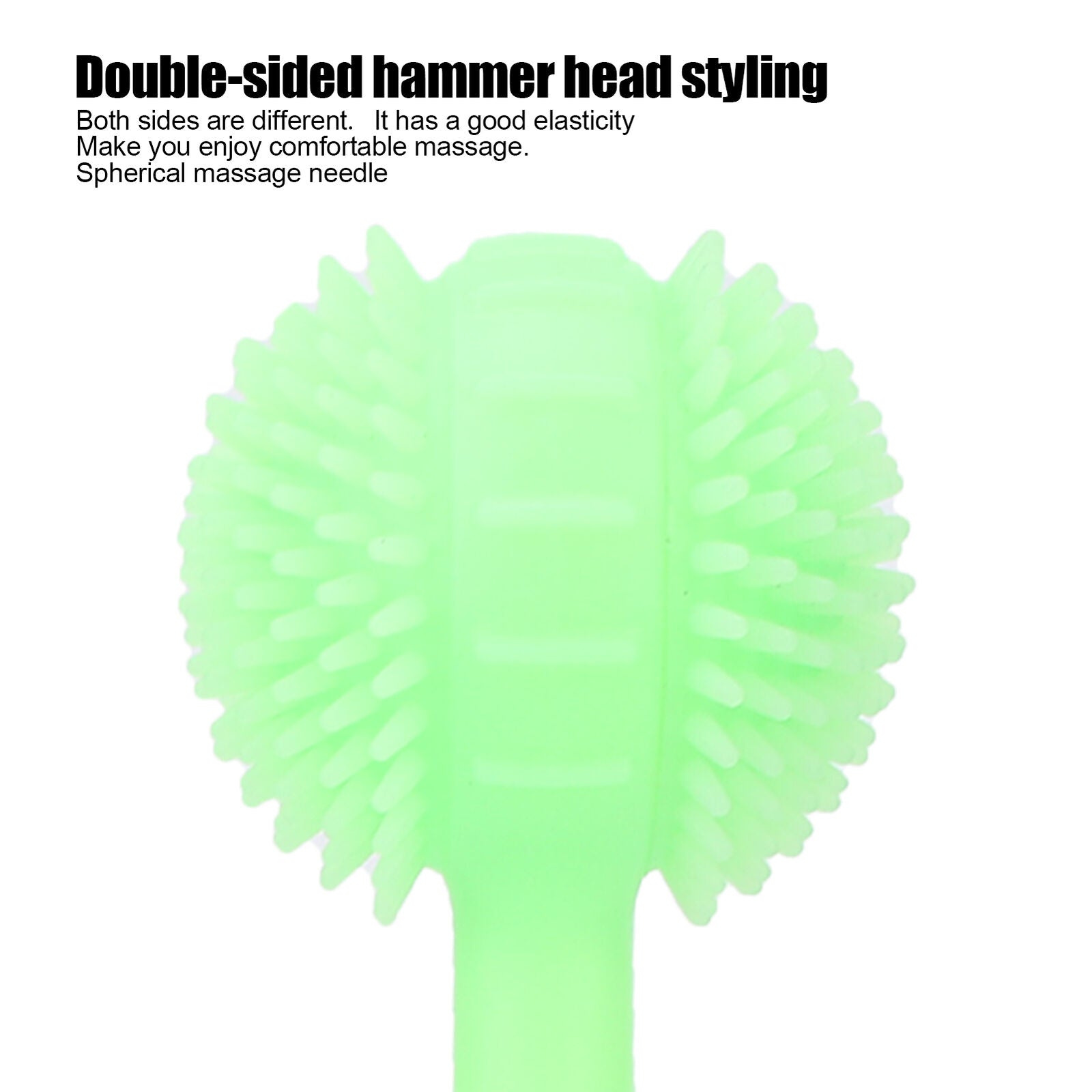 new Massage Hammer Long Hammer Back Massager For Back Relief(Green )(Green ) HGF koeek - KOEEK