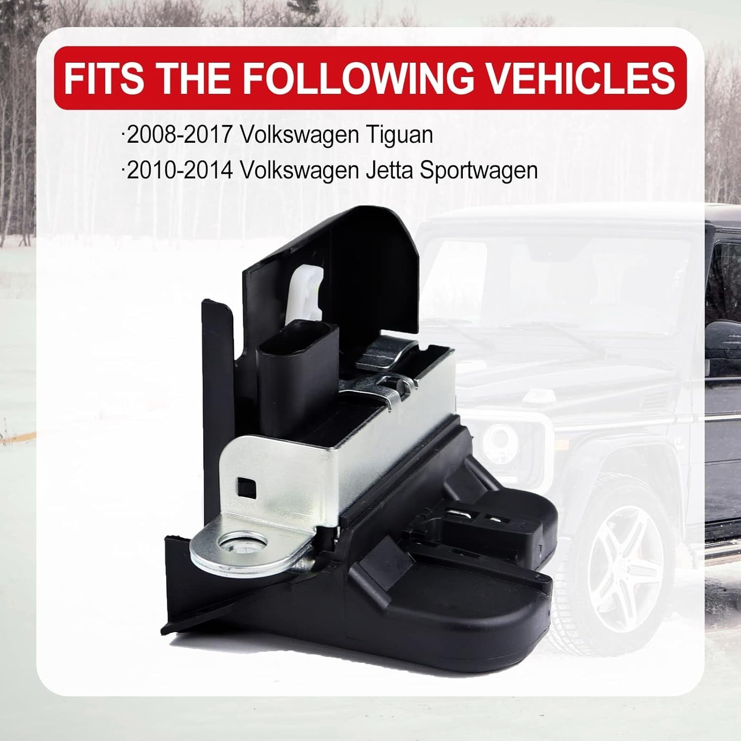 new Trunk Latch Tailgate Lock Compatible with VW Jetta Sportwagen 2010-2014,... 07FC0E-D4 - KOEEK