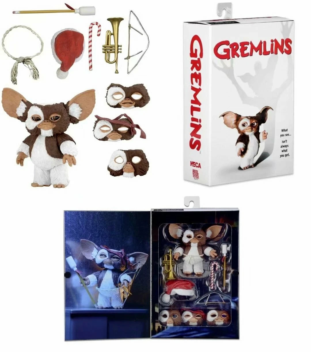 NECA Gremlins Ultimate Gizmo 7" Scale Action Figure Movie Toy Collection NECA - KOEEK