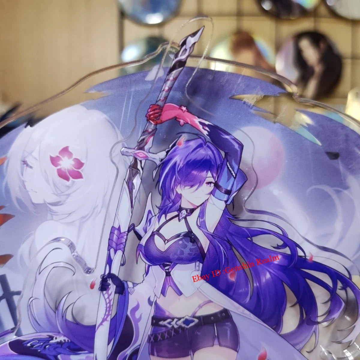 Anime Honkai: Star Rail Acheron Deluxe Acrylic Desktop Stand Figure Collection 07FC0E-D4 - KOEEK