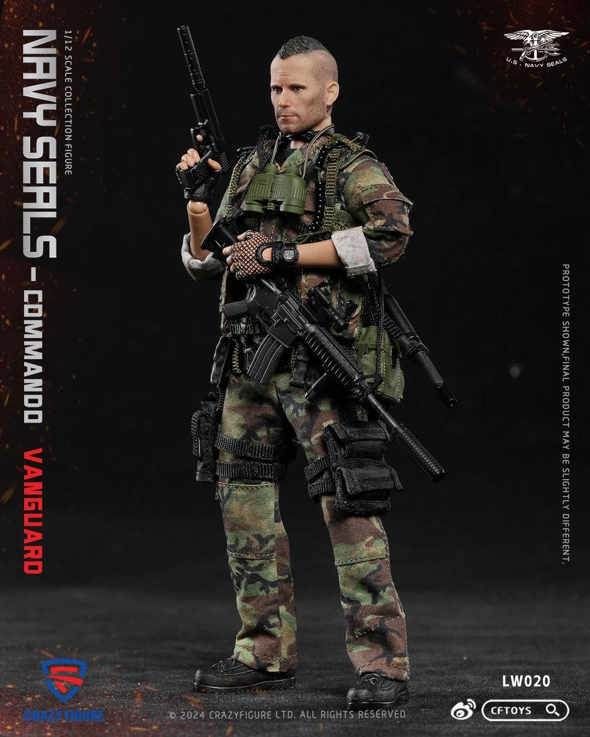 CFTOYS Special Assault Team-Top 1/12 Soldier Action Figure Model Collection 6'' CFTOYS - KOEEK