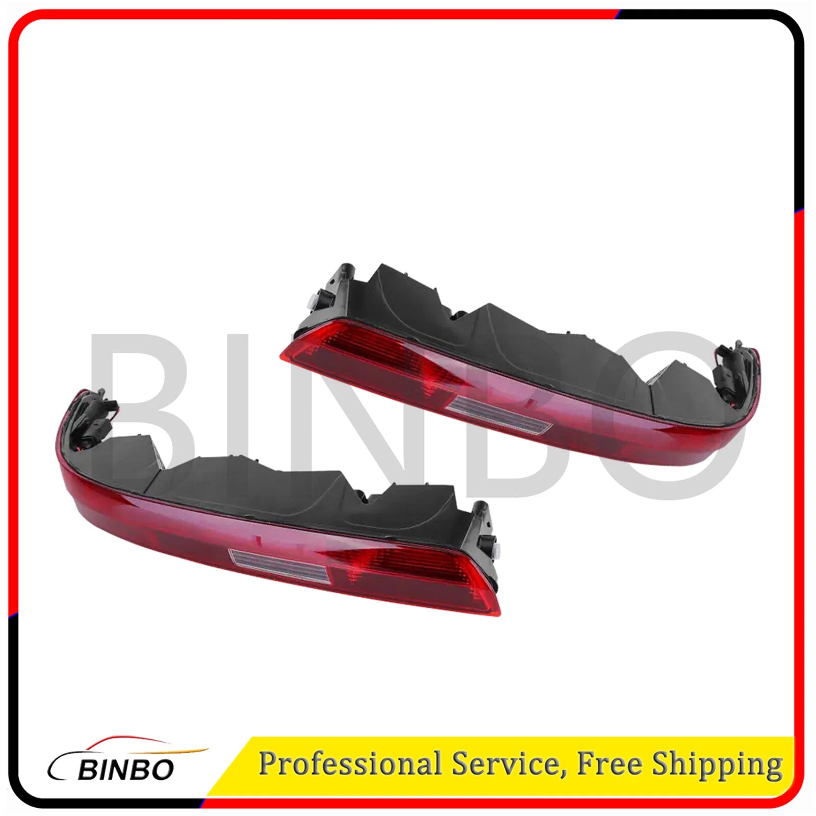 Left+Right Side Rear Bumper Light Stop Lamp For Q7 Audi 2016 2017 2018 2019 2020 07FC0E-D4 - KOEEK