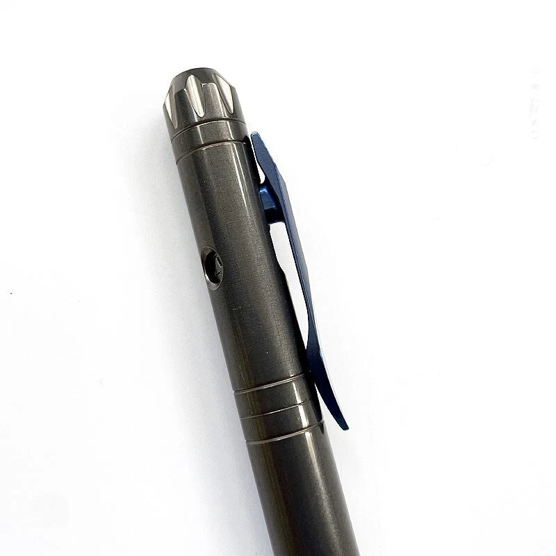 Titanium Alloy Pocket Ballpoint Pen Signature Working Pen Stationery Gifts EDC 07FC0E-D4 - KOEEK