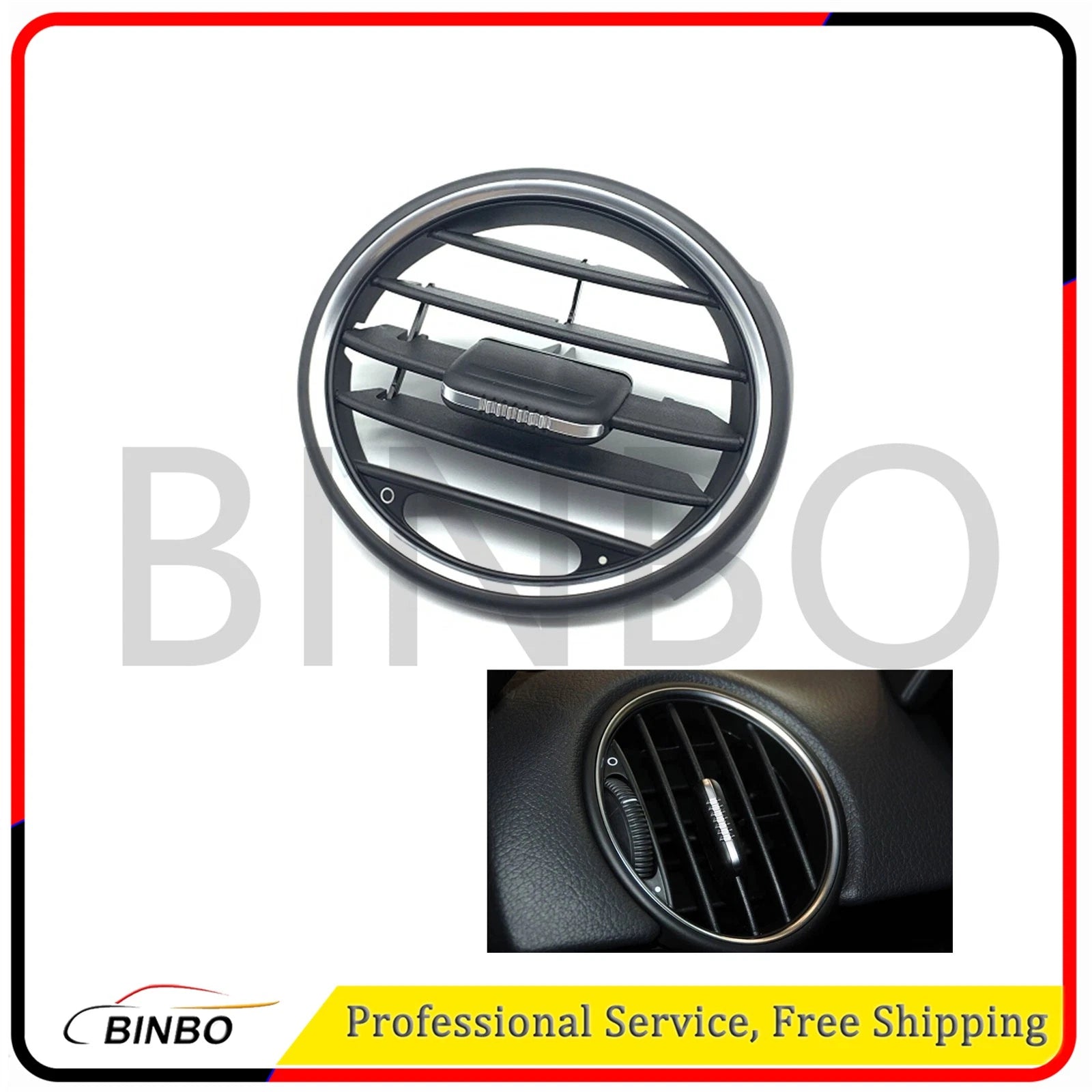 A/C Air Outlet Grille For Porsche Cayman Boxster 987 2006-2012 98755213101 07FC0E-D4 - KOEEK